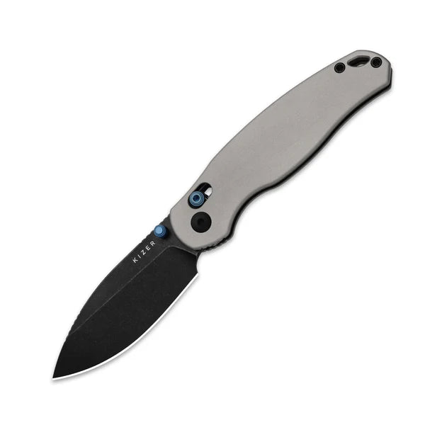 KIZER PHOCA CD 14C28N Blade Gray Aluminum Clutch Lock 2.95"