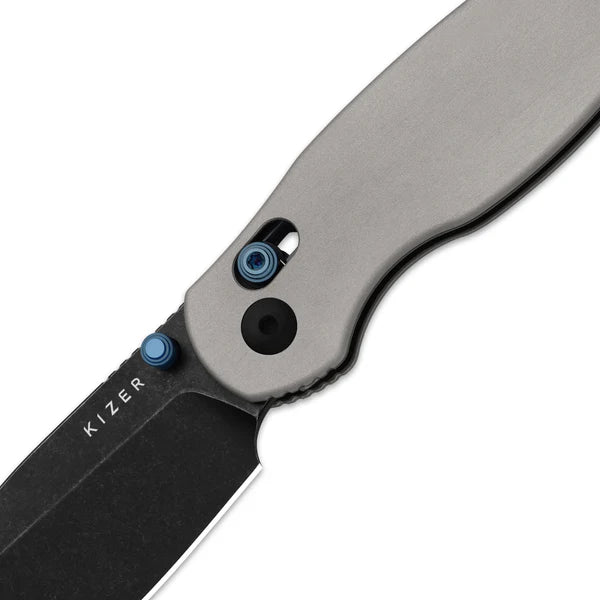 KIZER PHOCA CD 14C28N Blade Gray Aluminum Clutch Lock 2.95"