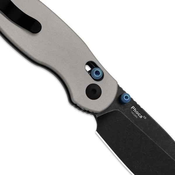 KIZER PHOCA CD 14C28N Blade Gray Aluminum Clutch Lock 2.95"