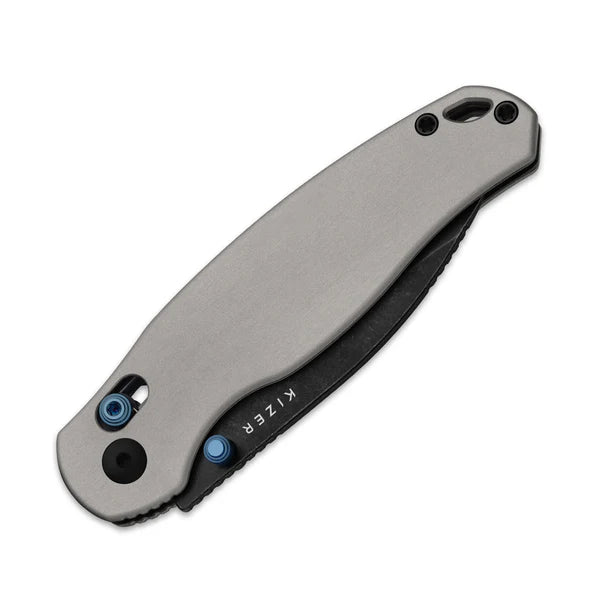 KIZER PHOCA CD 14C28N Blade Gray Aluminum Clutch Lock 2.95"