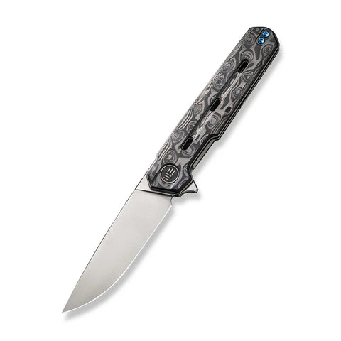 WEKNIFE Navo Flipper Knife Carbon Fiber & Titanium handle