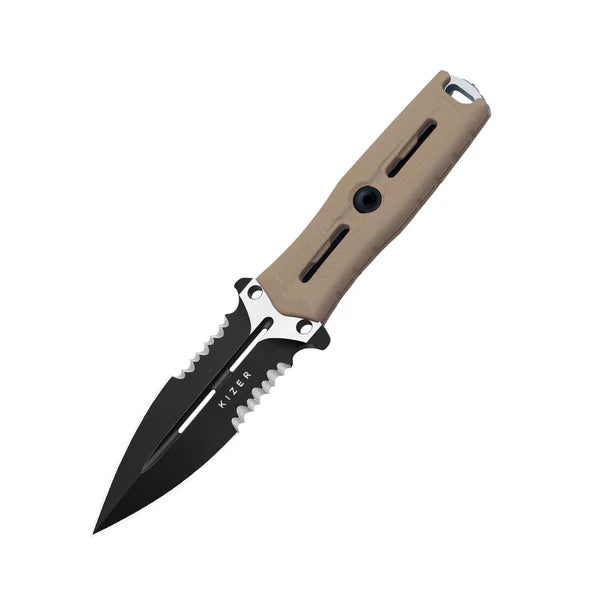 KIZER NORCROSS Nitro-V Blade G-10 Fixed Blade 4"