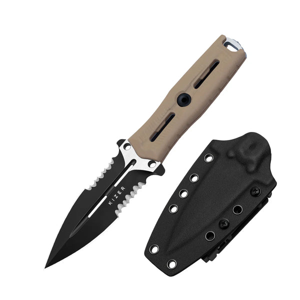 KIZER NORCROSS Nitro-V Blade G-10 Fixed Blade 4