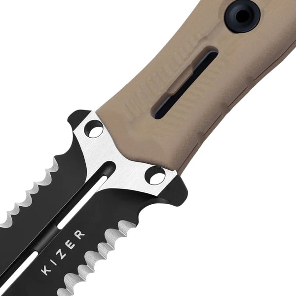 KIZER NORCROSS Nitro-V Blade G-10 Fixed Blade 4"