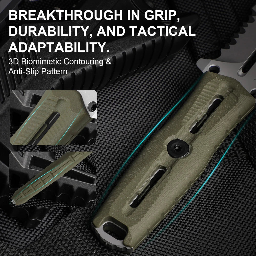 KIZER Norcross Nitro-V Blade OD G10 Handle 4.09"