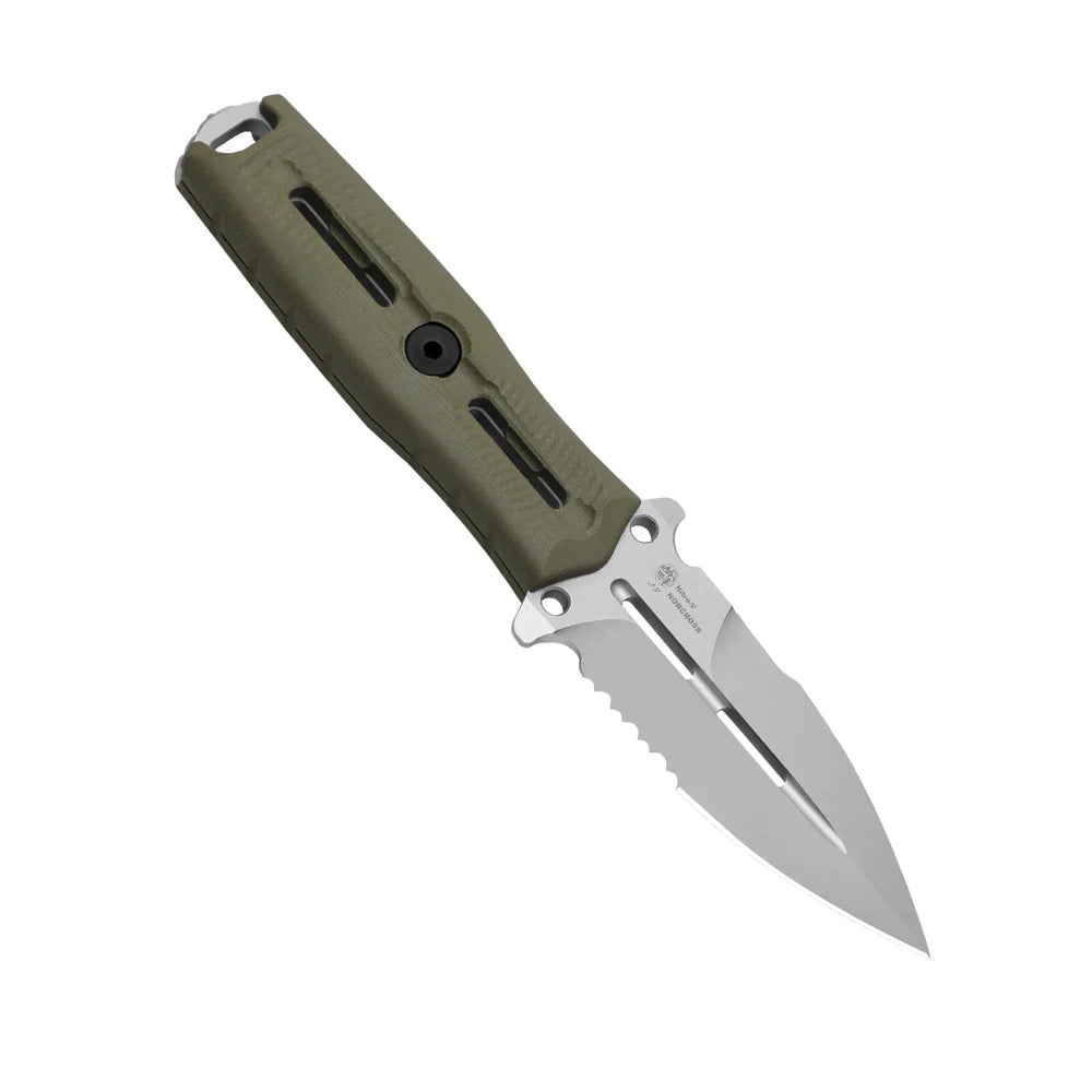 KIZER Norcross Nitro-V Blade OD G10 Handle 4.09"