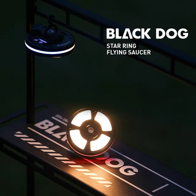 Blackdog Star Ring Flying Saucer Camping Ambiance Lamp