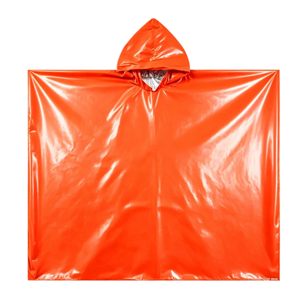 AONIJIE Emergency Thermal Raincoat Orange-A108
