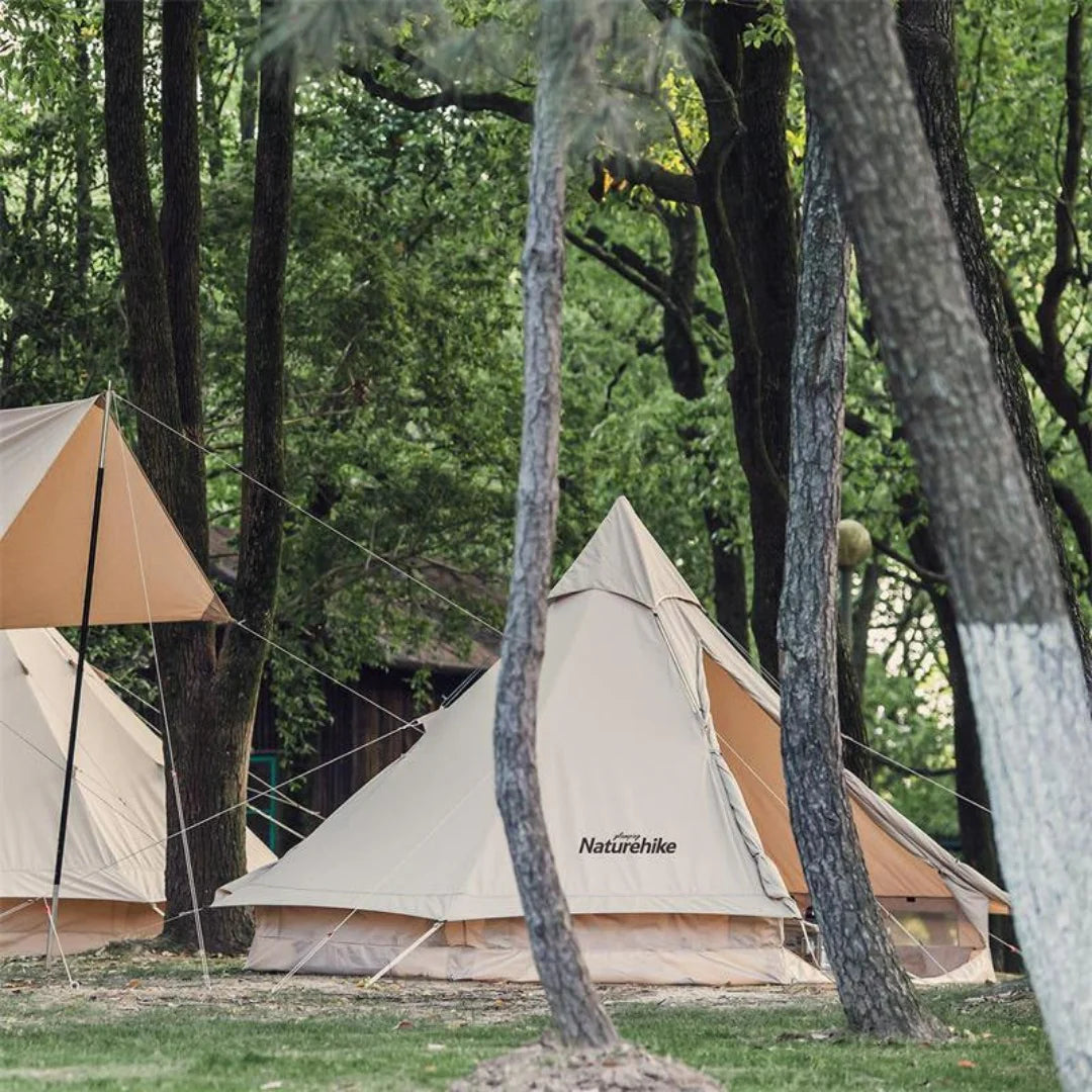 naturehike cotton tent Naturehike Brighten 6.4 Cotton Pyramid Tent 6-8 person – GL Extra Enterprise