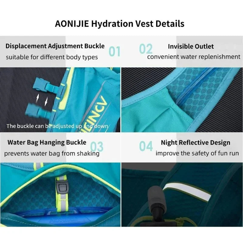 AONIJIE Cross Country Backpack Hydration Pack-C9107