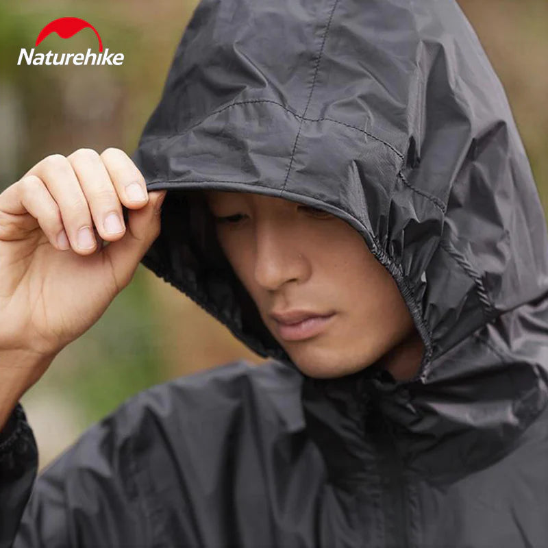 Naturehike Split Raincoat Black