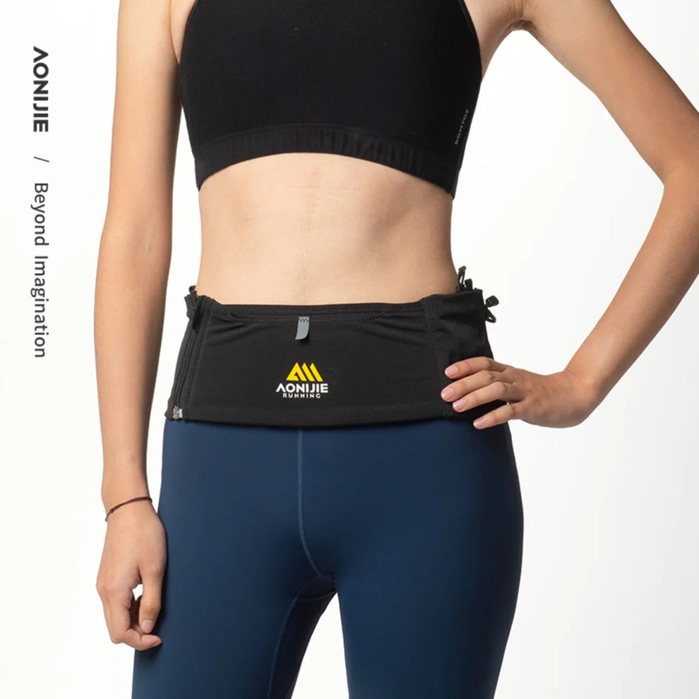 AONIJIE Zipper Design Running Waist Bag - W8122