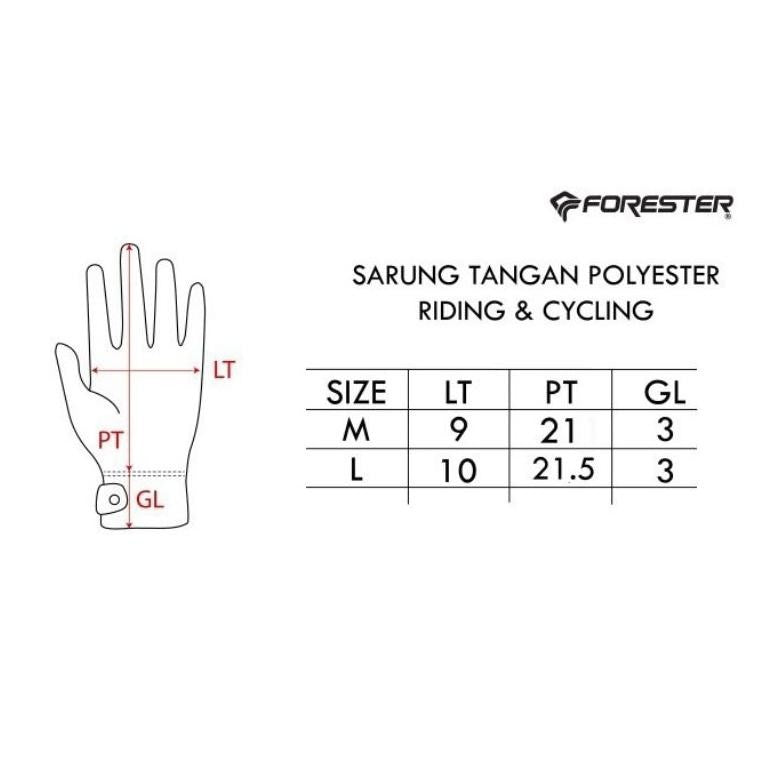 Forester STF 06154 Full Glove with 3M Touch Fingers