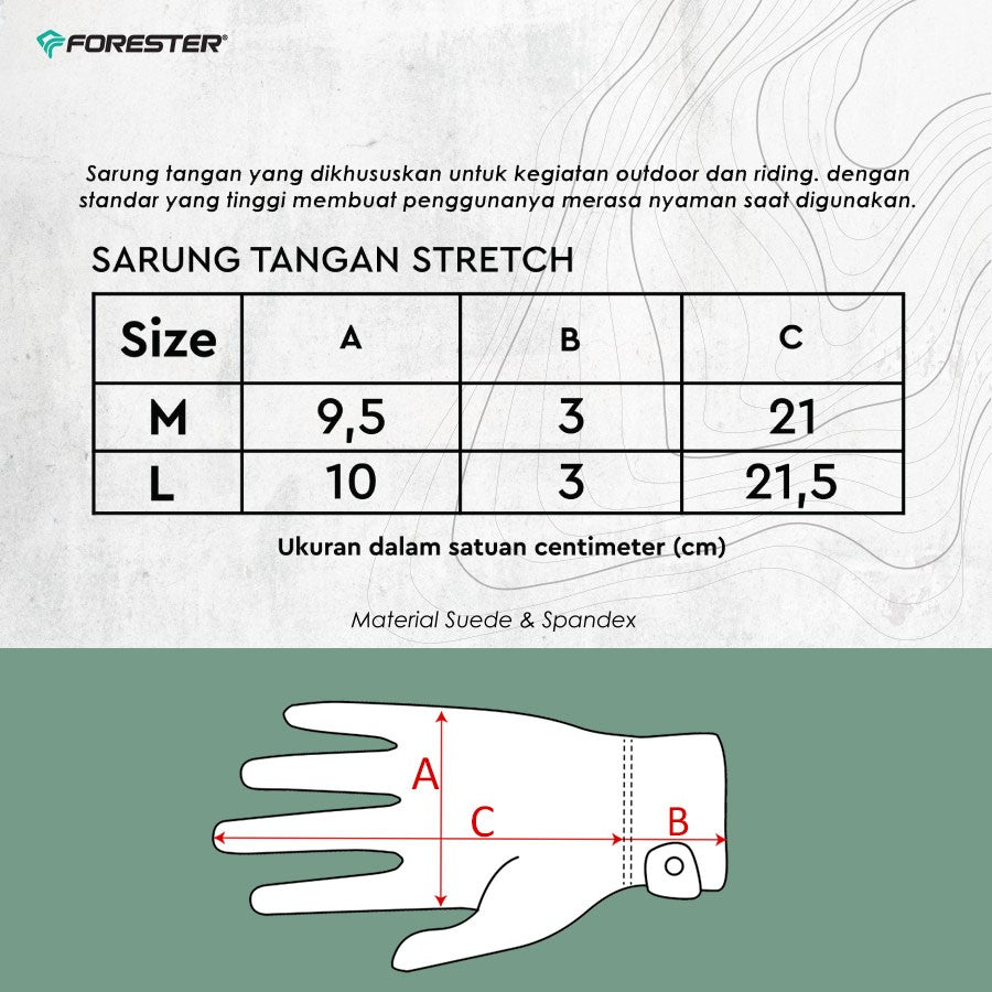 Forester STF 06175 Full Glove Top Line Reflector