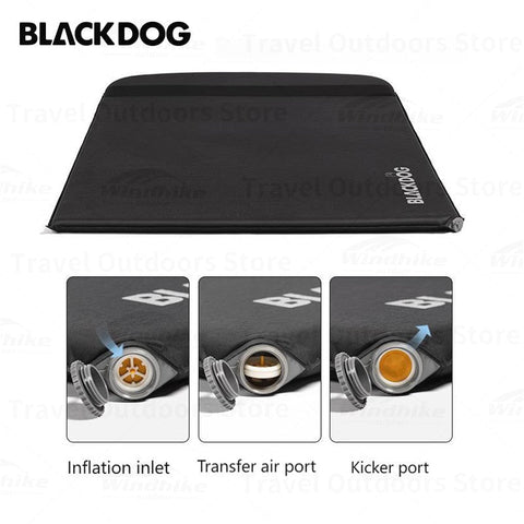 Blackdog Self-Inflating Single Bed With Pillow