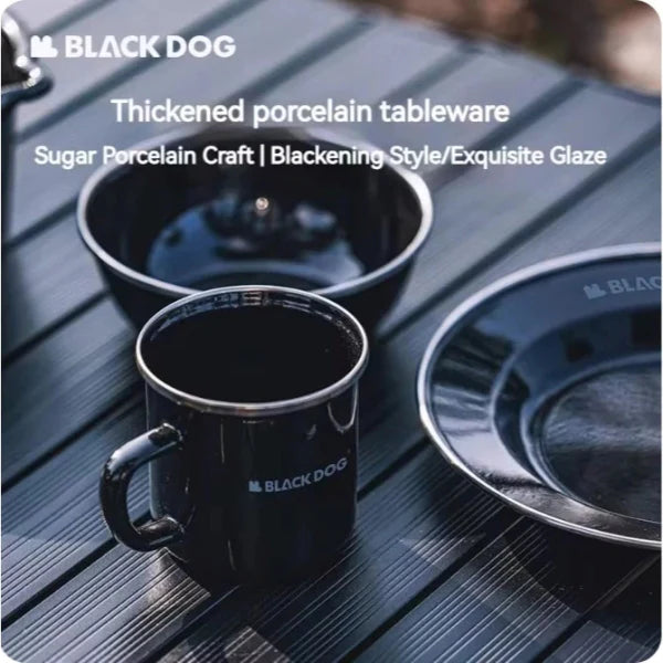 Blackdog Thick Enamel Plate