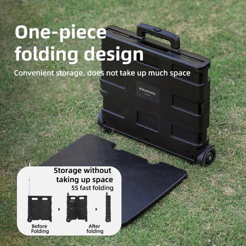 Blackdog Star Orbital-Pull Rod Folding Storage Cart