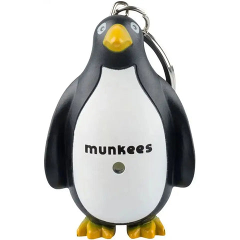 Munkees Keychain flashlight Penguin LED with Sound