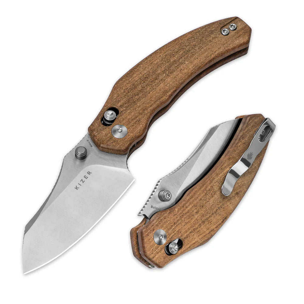 KIZER Bulldog Nitro-V Blade Mkuruti Handle Clutch Lock 3"