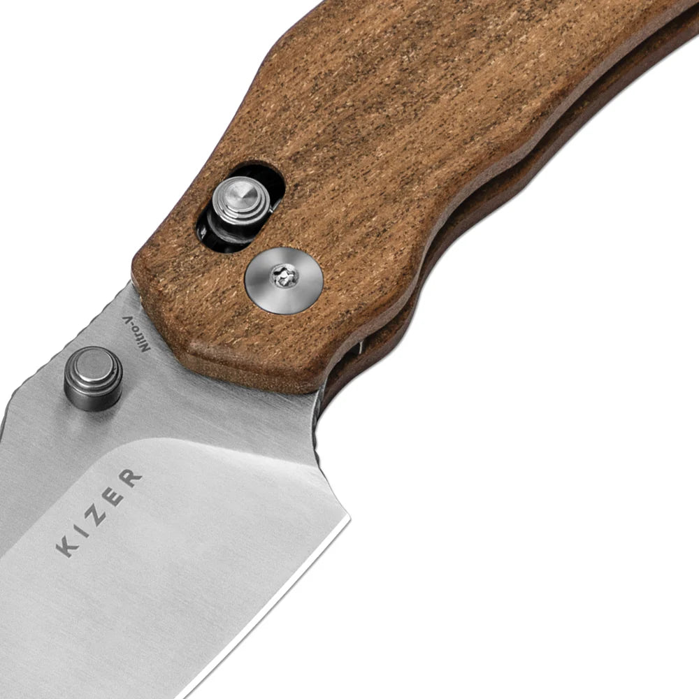 KIZER Bulldog Nitro-V Blade Mkuruti Handle Clutch Lock 3"