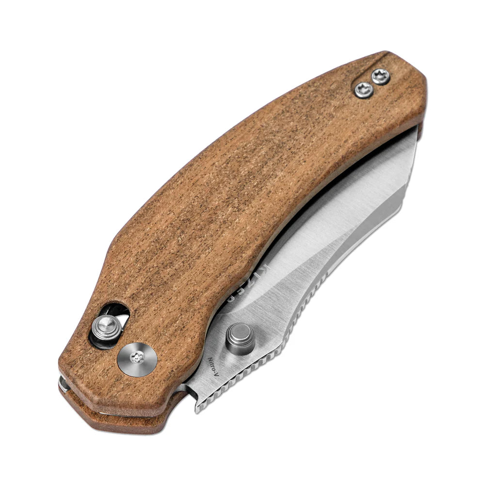 KIZER Bulldog Nitro-V Blade Mkuruti Handle Clutch Lock 3"