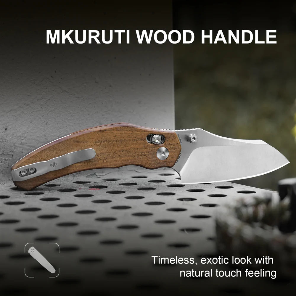KIZER Bulldog Nitro-V Blade Mkuruti Handle Clutch Lock 3"