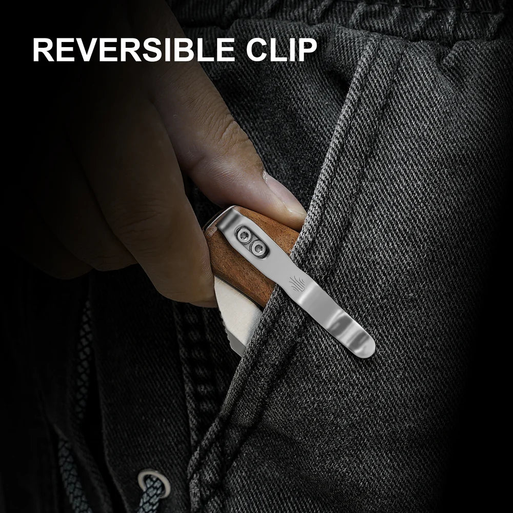 KIZER Bulldog Nitro-V Blade Mkuruti Handle Clutch Lock 3"