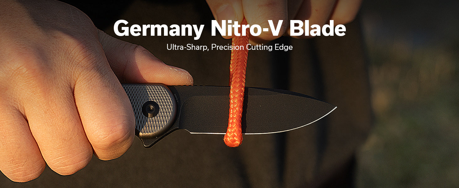 CIVIVI Elementum ll Diamond Patterned Gray Handle Nitro-V Blade
