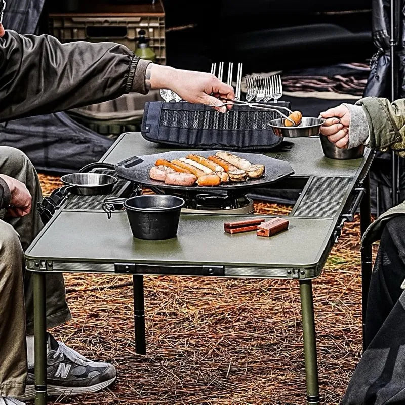 KZM Wild Field 3 Folding BBQ Table