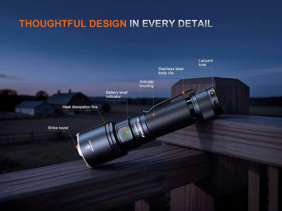 Fenix C7 Pro High Performance Rechargeable Flashlight 4600 Lumens