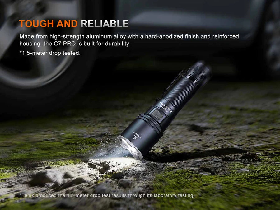 Fenix C7 Pro High Performance Rechargeable Flashlight 4600 Lumens