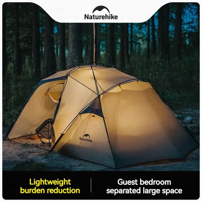 Naturehike Massif Solo Tent Moon Rack Sand