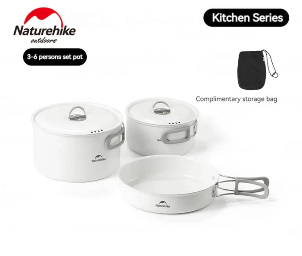Naturehike Ceramic Non-Stick Pot Set