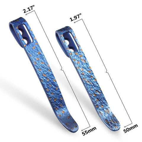 CIVIVI 2pcs Flamed Titanium Pocket Clips