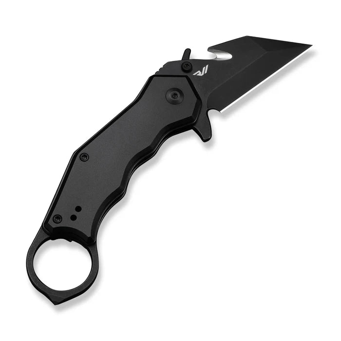 CIVIVI Amaroq Black Handle Black Stonewashed Nitro-V Blade 2.11"