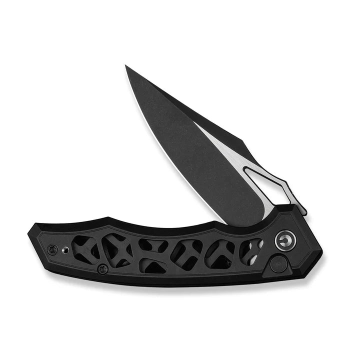 CIVIVI Anaaki Black Aluminum Handle Stonewashed Nitro-V Blade 2.98"