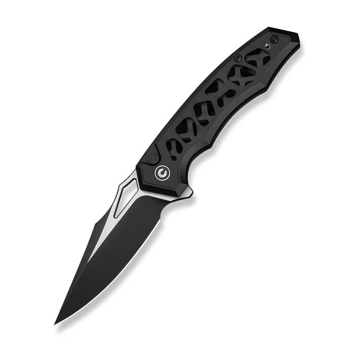 CIVIVI Anaaki Black Aluminum Handle Stonewashed Nitro-V Blade 2.98"