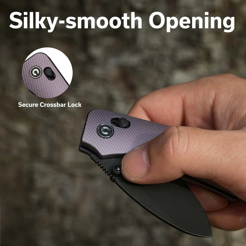 CIVIVI Baby Banter 2 Purple Handle Nitro-V Blade