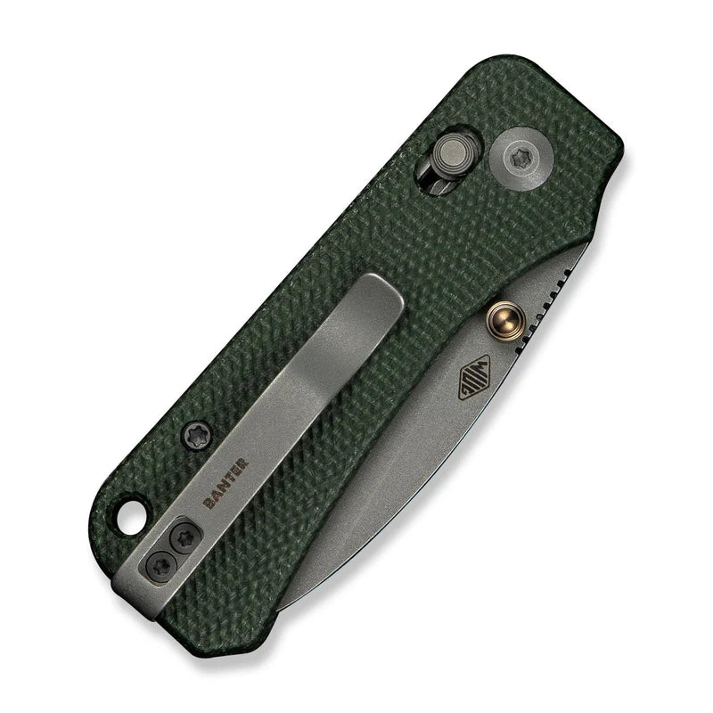 CIVIVI Baby  Banter 2 Green Canvas Handle Nitro V-Blade