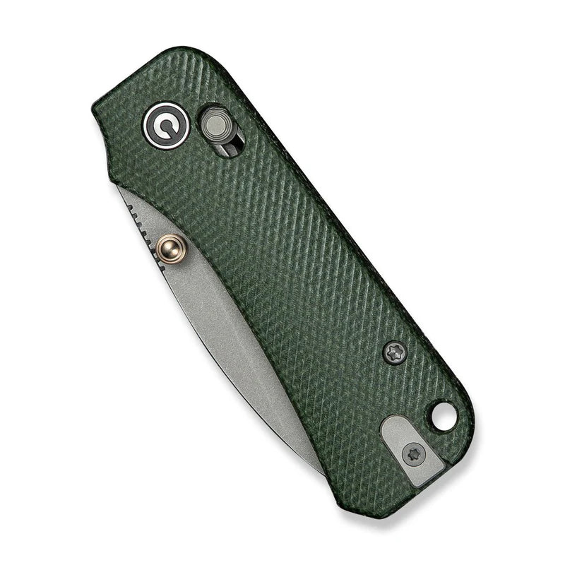CIVIVI Baby  Banter 2 Green Canvas Handle Nitro V-Blade