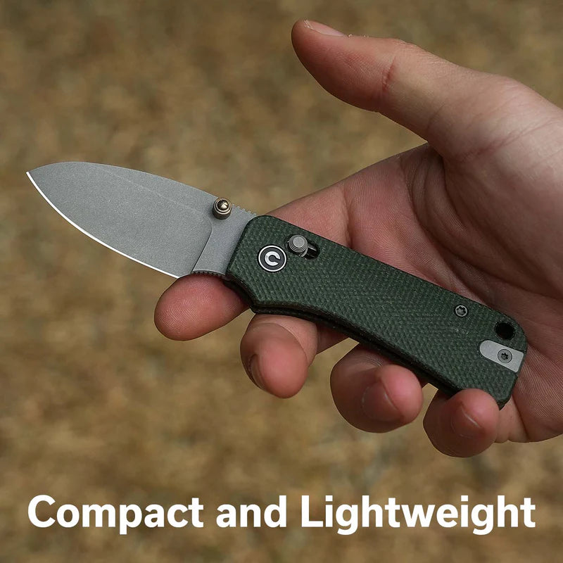 CIVIVI Baby  Banter 2 Green Canvas Handle Nitro V-Blade