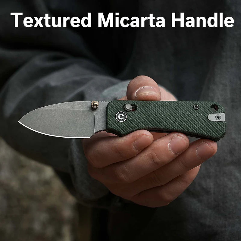CIVIVI Baby  Banter 2 Green Canvas Handle Nitro V-Blade