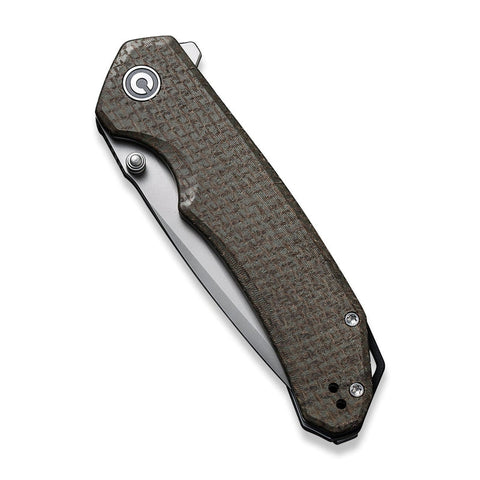 CIVIVI Brazen Flipper & Thumb Stud Knife Micarta Handle