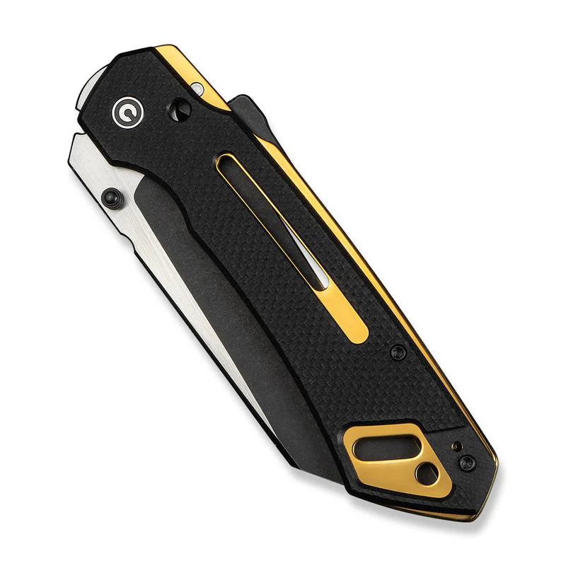 CIVIVI Buster FG Black Coarse G10 Handle Stonewashed Nitro V-Blade 4.2"