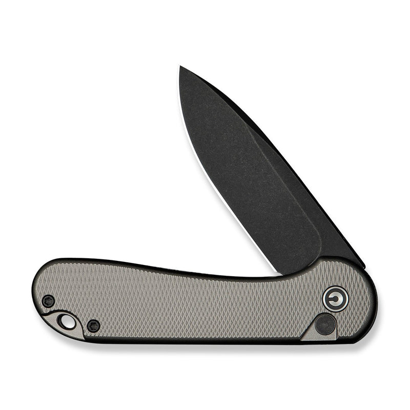 CIVIVI Elementum ll Diamond Patterned Gray Handle Nitro-V Blade