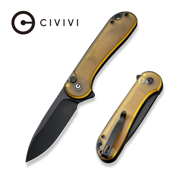 CIVIVI Button Lock Elementum II Pocket Knife G10 Handle