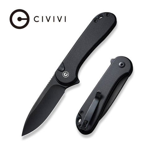 CIVIVI Button Lock Elementum II Pocket Knife G10 Handle