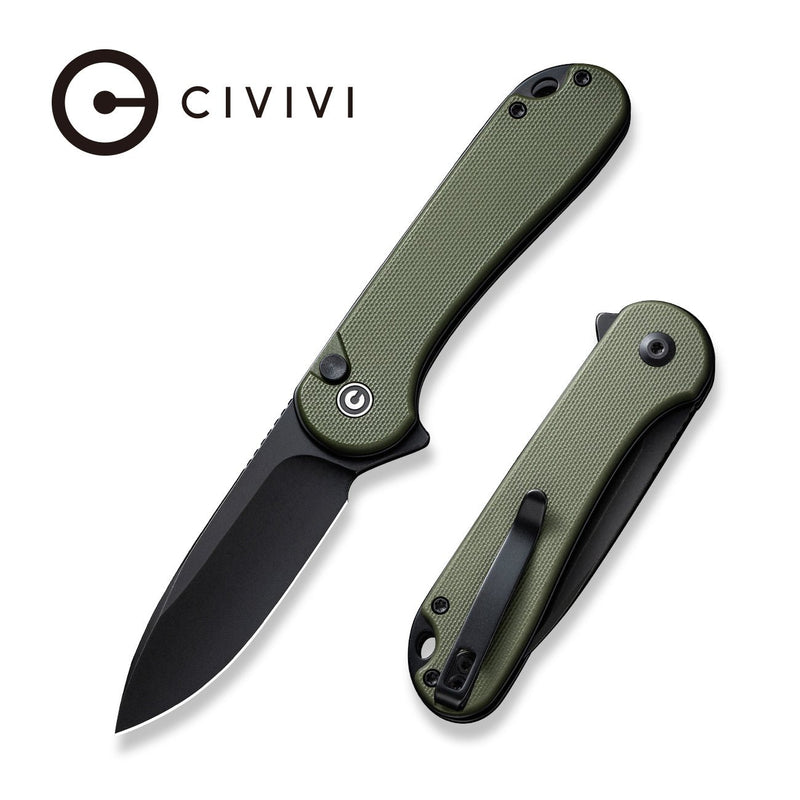 CIVIVI Button Lock Elementum II Pocket Knife G10 Handle