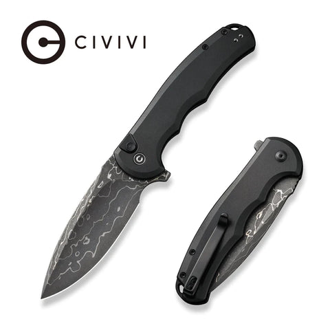 CIVIVI Button Lock Praxis Flipper Knife Aluminum Handle