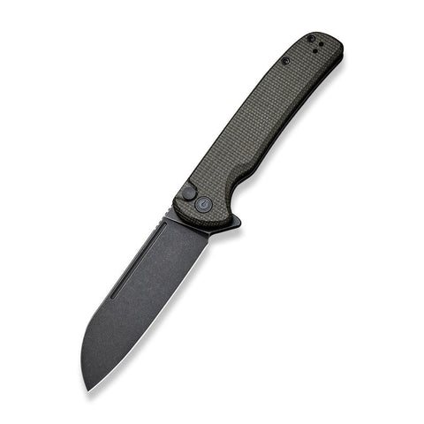 CIVIVI Chevalier Flipper & Button Lock Knife Micarta Handle